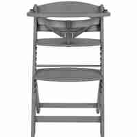 KikkaBoo Дървен Стол за Храненe Nordy Dark Grey