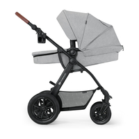 Количка KinderKraft Xmoov 2023, 3в1, Светло сива