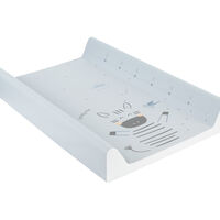 KikkaBoo Твърда PVC Подложка за Повиване 80х50см Stripy Friends