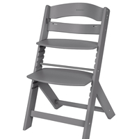 KikkaBoo Дървен Стол за Храненe Nordy Dark Grey