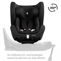 ABC Design Reboard Car Seat Lily i-Size 0 - 4 years Кош за Новородено Black