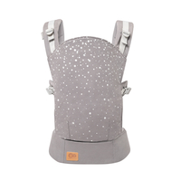  Ергономична раница за бебе KinderKraft NINO, CONFETTI GREY 
