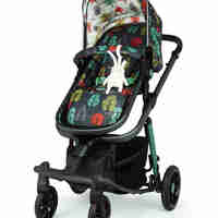 Комплект количка Cosatto Giggle Quad Hare wood 5в1, i-Size база и чувалче за крака