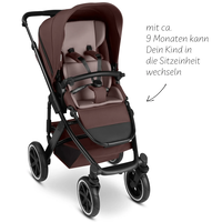 ABC Design Salsa 5 Air Umbra Комбинирана Детска Количка 2 в 1
