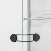  Заключвалка шкафове черна Reer 72011 Design Line 