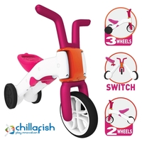  Колело за балансиране Chillafish Bunzi 2в1, Розово 