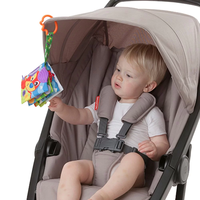 PLAYGRO ТЕКСТИЛНА КНИЖКА-ГРИЗАЛКА ДЕН ВЪВ ФЕРМАТА 3М+