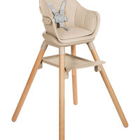 KikkaBoo Стол за Хранене 6в1 Woody Beige 2024