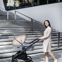 Бебешка количка Buba Karina 3в1, 252 Warm Grey