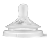 Philips AVENT SCY964/02 Natural Response Комплект от 2 Броя Биберони без протичане Поток 4 от 3м+