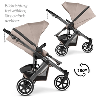 ABC Design Running Stroller Salsa 5 Run Camel Комбинирана Спортна Детска Количка