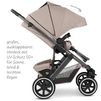 ABC Design Salsa 5 Air Camel Комбинирана Детска Количка 2 в 1