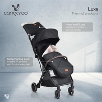 Moni Термо Ръкавица за Количка Luxe Сив 109340