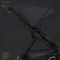 ABC Design Samba 2 Coal Комбинирана Детска Количка 2 в 1