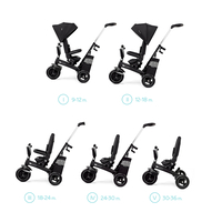  Триколка KinderKraft EASYTWIST, Черна 