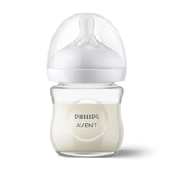 Philips Avent Шише Стъклено Natural Response 3.0 с Биберон 0м+ 120мл
