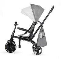  Триколка KinderKraft Jazz, 4в1, Сива 