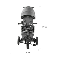 Триколка KinderKraft EASYTWIST, Сива 