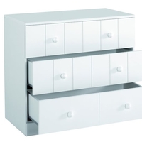 Скрин 3 чекмеджета CO 1415 white