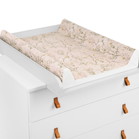 KikkaBoo Мека PVC Подложка за Повиване 70х50см Secret Garden Beige