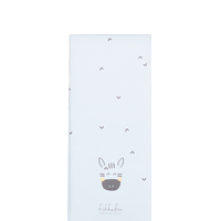 KikkaBoo Сгъваема PVC Подложка за Повиване 50х80см Stripy Friends Синя