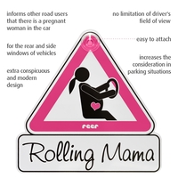  Автомобилен знак за бременни жени Reer MommyLine 88014 