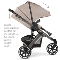ABC Design Running Stroller Salsa 5 Run Camel Комбинирана Спортна Детска Количка