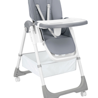 KikkaBoo Стол за Храненe Spicy Grey