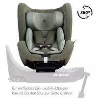 ABC Design Reboard Car Seat Lily i-Size 0 - 4 years Кош за Новородено Sage