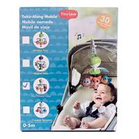 TINY LOVE Take Along Mobile Tiny Princess 3 в 1 Музикална Въртележка 0М+ TL.0206.002