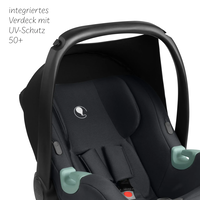 ABC Design Infant Car Seat Tulip i-Size for Newborn Babys Кош за Новородено Black