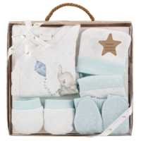 Interbaby Детски Комплект за Изписване Син 5 Части 0-6М+ DSET01 DSET02