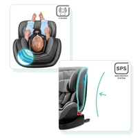  Столче за кола KinderKraft Vado, IsoFix, 0 - 25 kg, Сиво 
