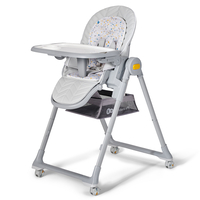  Столче за хранене KinderKraft LASTREE, сиво 