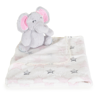 Cangaroo Одеало 90/75 с Играчка Elephant Blue 109597