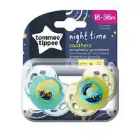 Tommee Tippee ОРТОДОНТИЧНИ ЗАЛЪГАЛКИ - NIGHT 18-36М (2 бр./оп.)