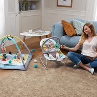 Шезлонг с вибрация KinderKraft MilyFUN, 8 мелодии