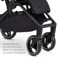 ABC Design Ping 3 Travel Trekking Coal Комбинирана Детска Количка 2 в 1