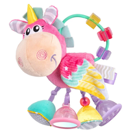 PLAYGRO Дрънкалка Кончето Хоп Троп 3м+ Розова 0183303