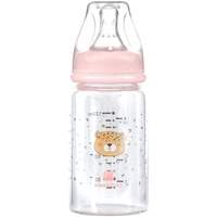 KikkaBoo Шише Стъклено 120мл Savanna Pink