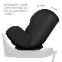 ABC Design Reboard Car Seat Lily i-Size 0 - 4 years Кош за Новородено Black