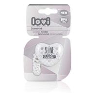Клипс за залъгалка със синджир Diamond