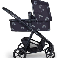 Комплект количка Cosatto Giggle Quad NIGHT RAINBOW 5в1, i-Size база и чувалче за крака