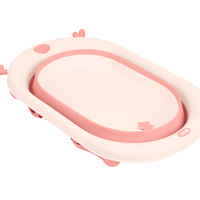 KikkaBoo Вана Сгъваема Foldy Pink