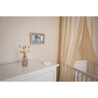 Petit ARTichaut Дървена Рамка за 2 Бебешки Отпечатъка и Снимка Blue Abstract