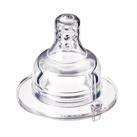 Силиконов биберон Dynamic Medium, 6м+, 2 бр.
