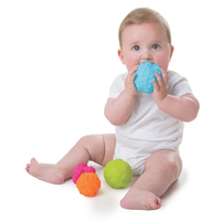 PLAYGRO ТАКТИЛНИ РЕЛЕФНИ ТОПКИ (4БР./ОП.) 6М+