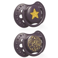 Силиконова залъгалка 2 бр Stardust 18м+