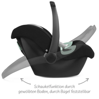 ABC Design Infant Car Seat Tulip i-Size for Newborn Babys Кош за Новородено Graphite