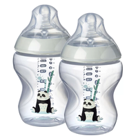 Tommee Tippee ШИШЕ ЗА ХРАНЕНЕ EASI VENT 260 ml 0м+ МОМИЧЕ/ПАНДИ (2 бр./оп.)